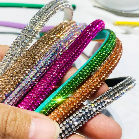 Novo design tiras de strass cristal strass corda para sandália acessórios de sapato diy